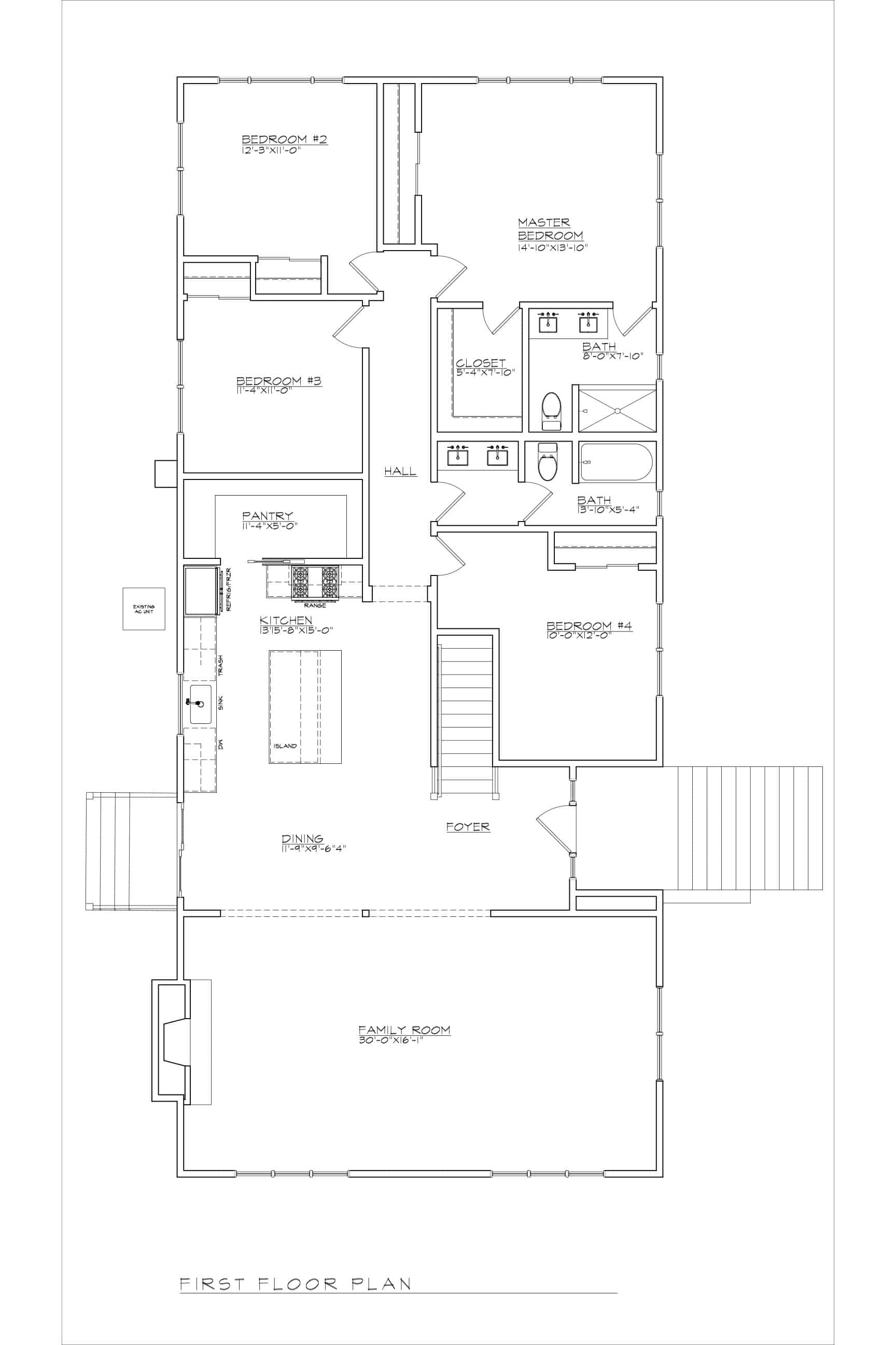 766 Hillside main floor plan 766 Hillside main floor plan
